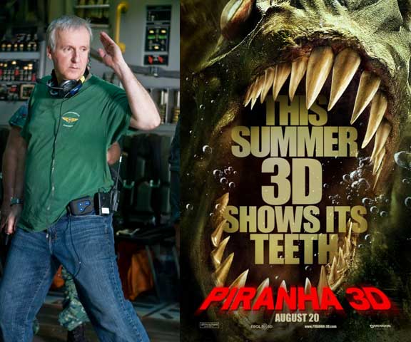 James Cameron Takes A Bite At Piranha 3D 